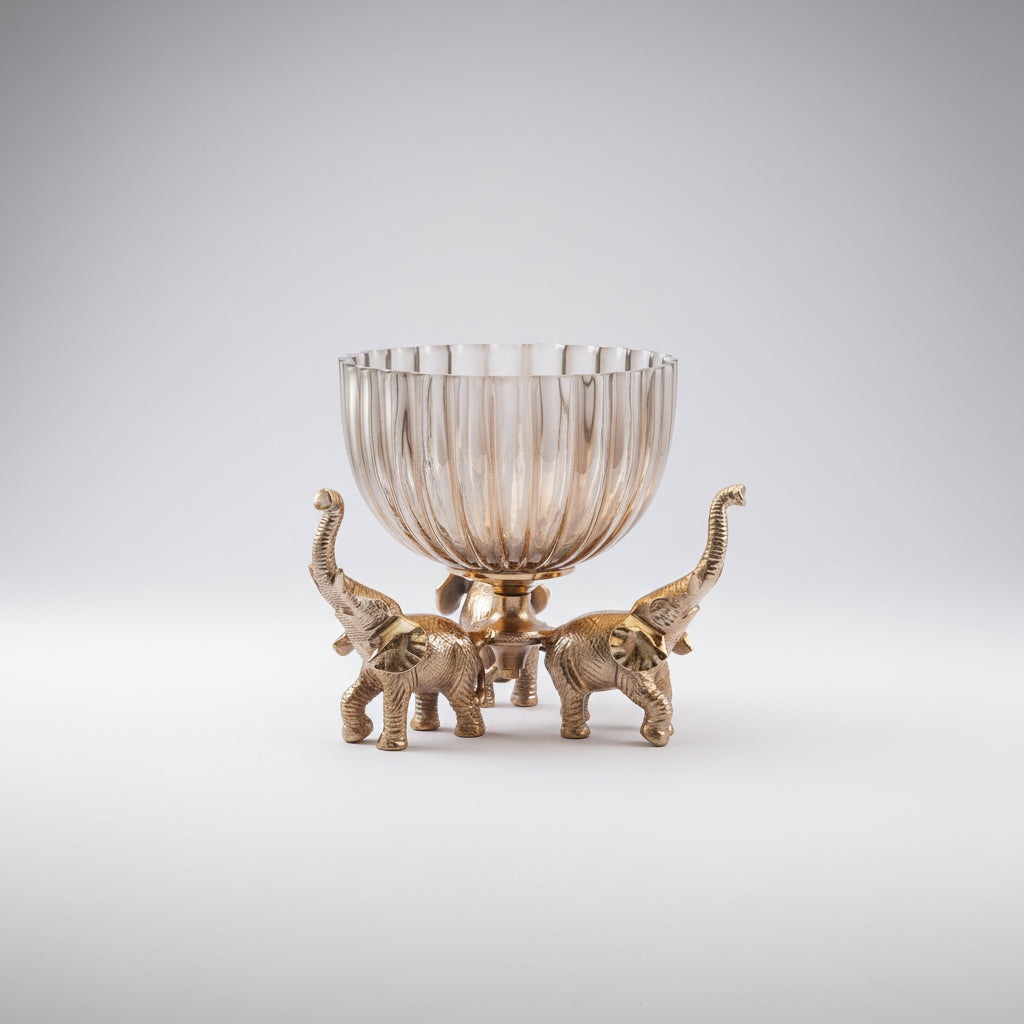 Aluminum Vantara Elephant Bowl